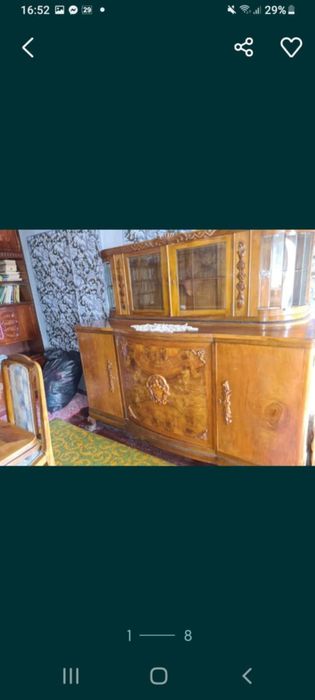 Vând mobilier unicat neobaroc vechime peste 100 ani ,în stare bună