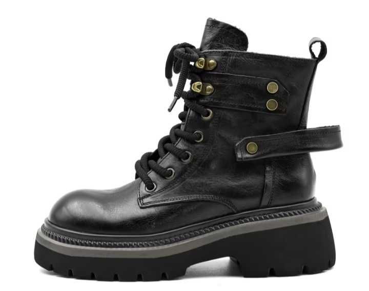 Ghete din piele vintage, mas 39