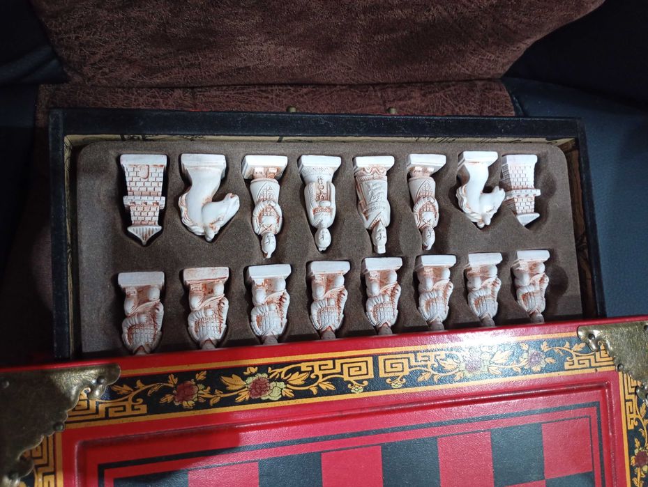 Луксозен дървен Шах