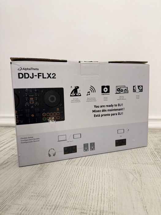 Controler DJ PIONEER DDJ-FLX2, 2 canale, negru / NOUA