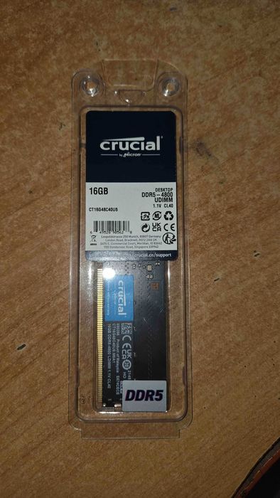 Ram Crucial DDR5 16GB 4800mhz