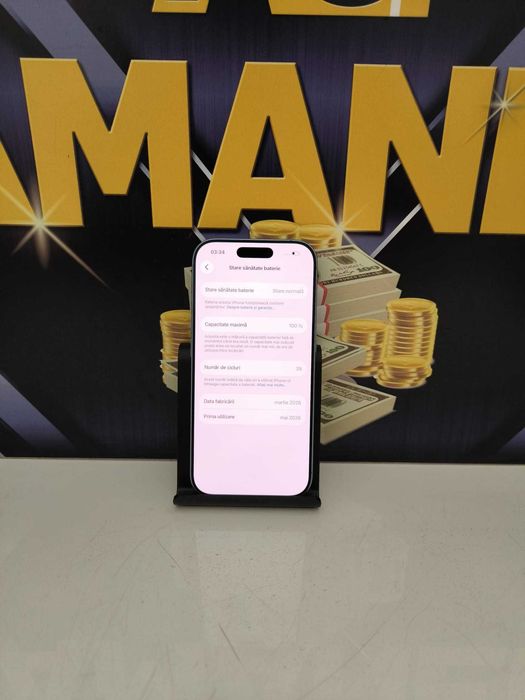 iPhone 17 256GB Blue 100% AGP Amanet  4121