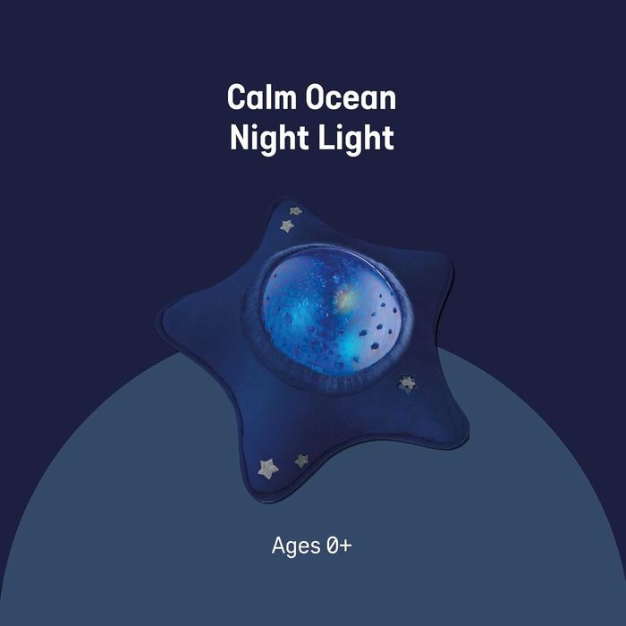 Pabobo by Angelcare Calm Ocean – Нощна лампа и проектор „Спокоен океан“
