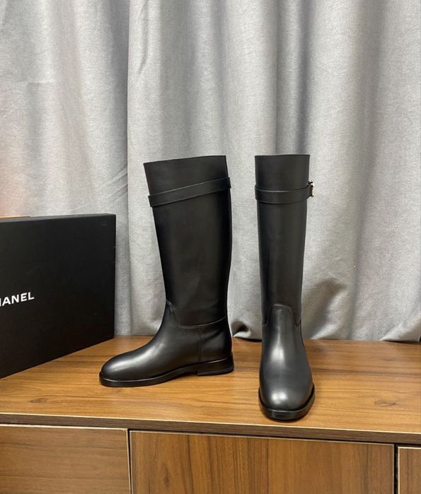 Cizme Chanel piele naturala premium pe comanda