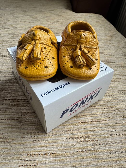 Боси кожени пантофки Ponki, размер: 17
