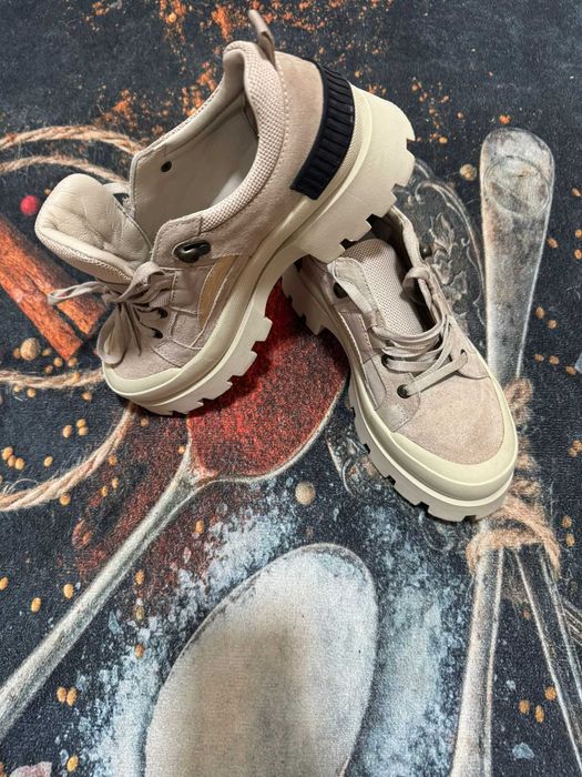 pantofi piele intoarsa dama