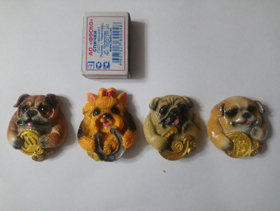 Магнитики (денежные собачки)