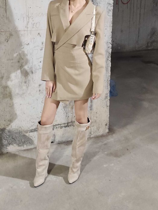 Стилна рокля-сако