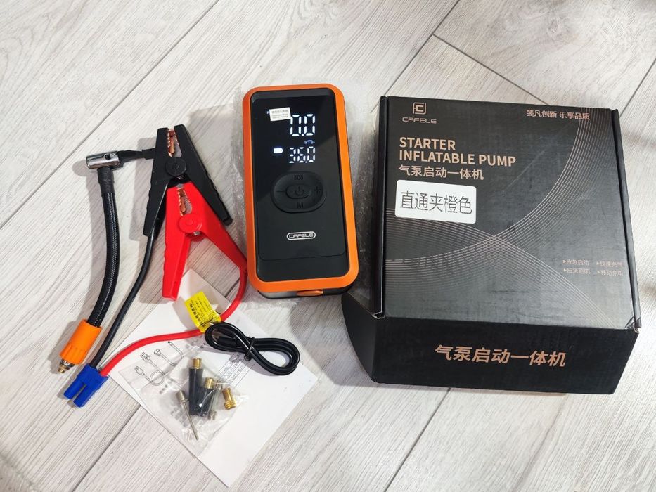 Пусковое устройство авто и воздушный компрессор