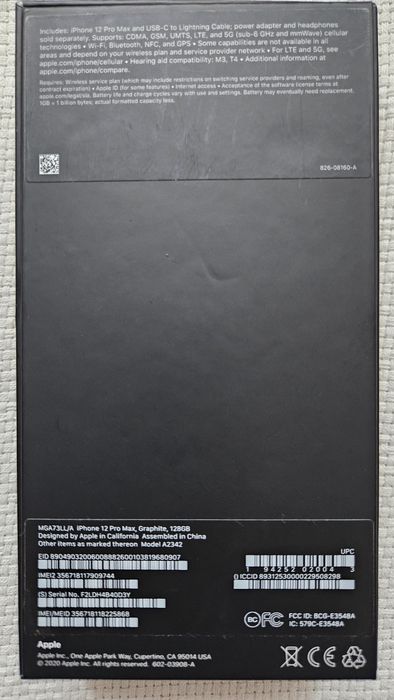 I Phone 12 PRO MAX 128 GB