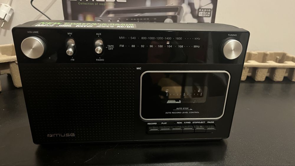 Muse M-152 RC Radio Casetofon Nou