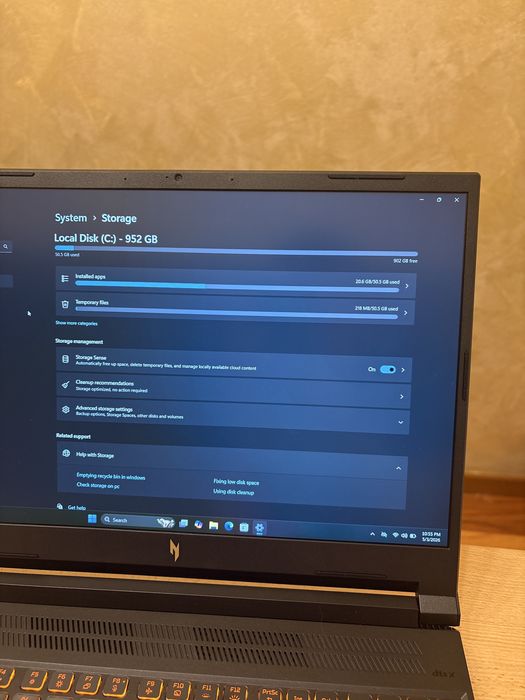 Laptop gaming NitroV16