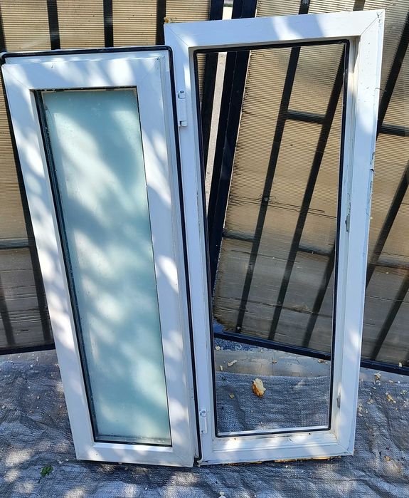 Fereastră PVC albă cu geam termopan ideală bucătărie/anexă
