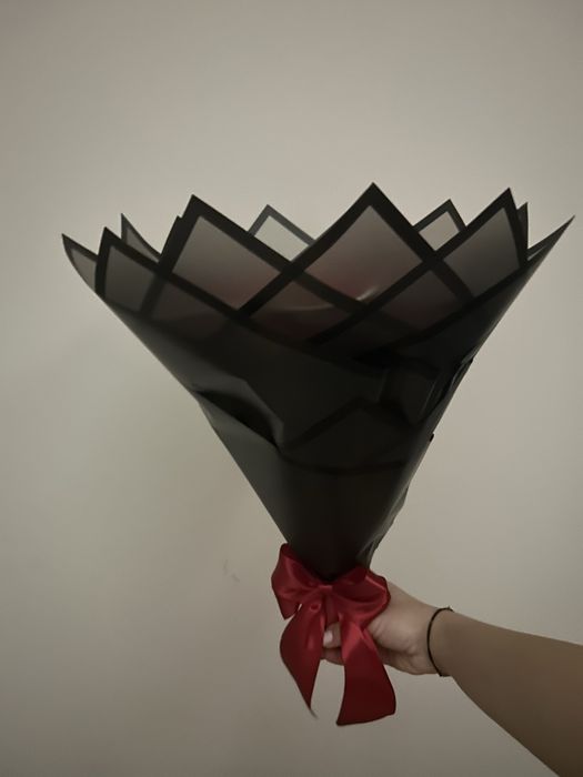Buchet 15 trandafiri din satin