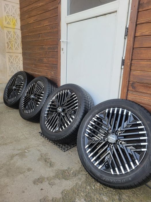 Set jante R17 Nissan Leaf+anvelope vara Dunlop 215 50 17  ca noi