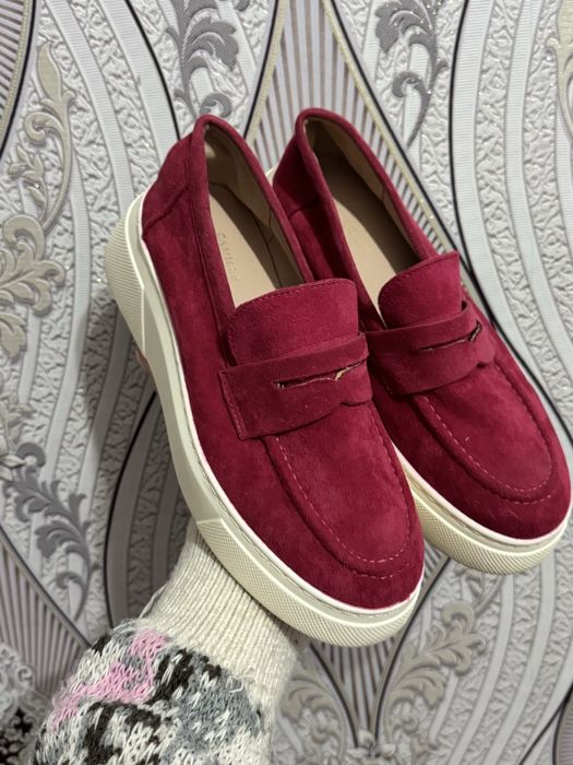 Лоферы на высокой подошве