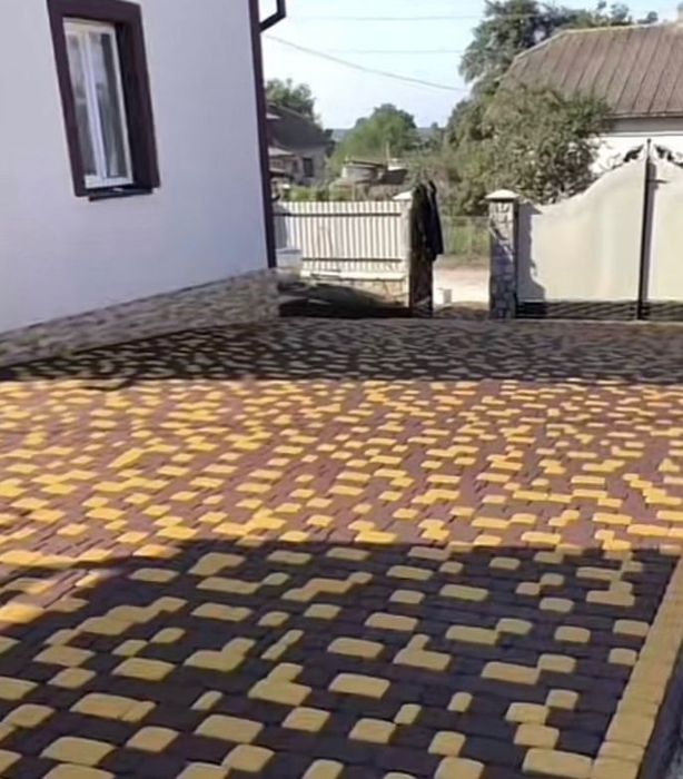 Укладка брусчатка