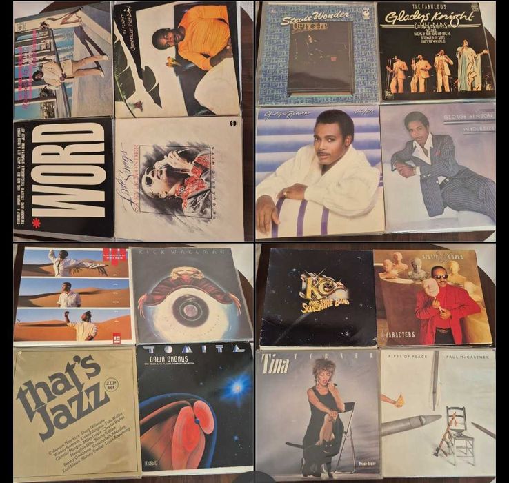 170 грамофонни плочи фънк, соул, рок, джаз
