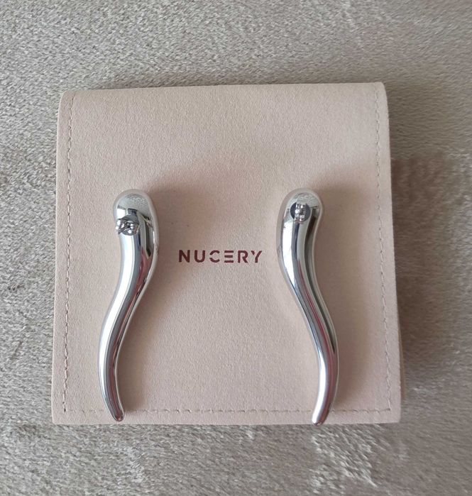 Чисто нови сребърни обеци NUCERY