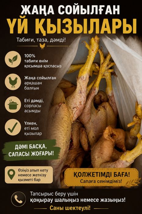 Құстар, Бройлеры семіз каждыйы 5-7 кг