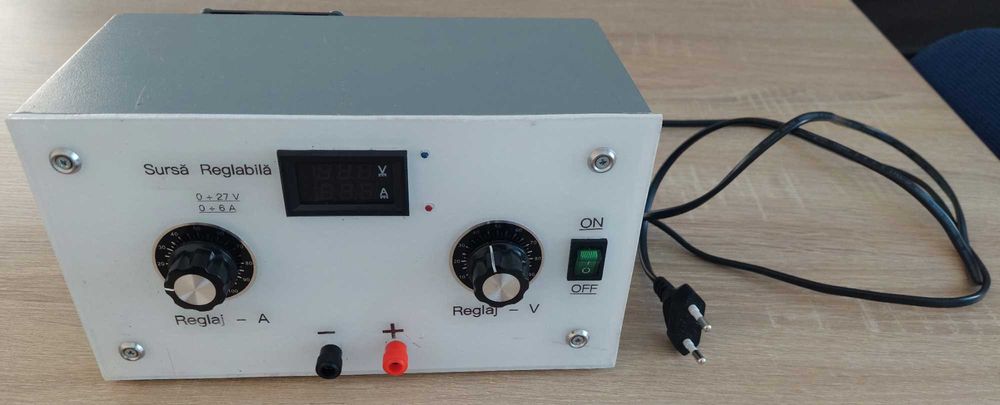 Sursa Reglabila Homemade 0-27 V 0-6 A