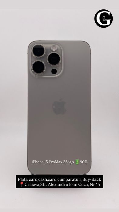 iPhone 15 Pro Max 256gb |•| G Store Mobile