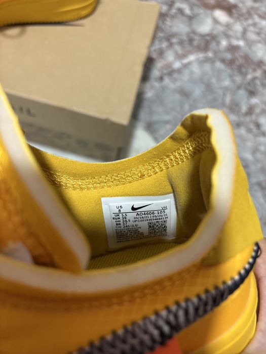Nike off white жълти 39