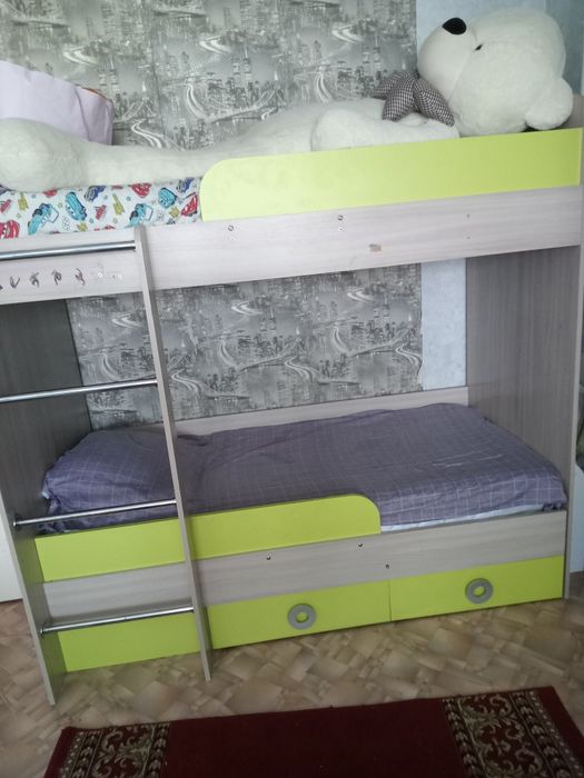 Кровать двухъярусная подрастковая