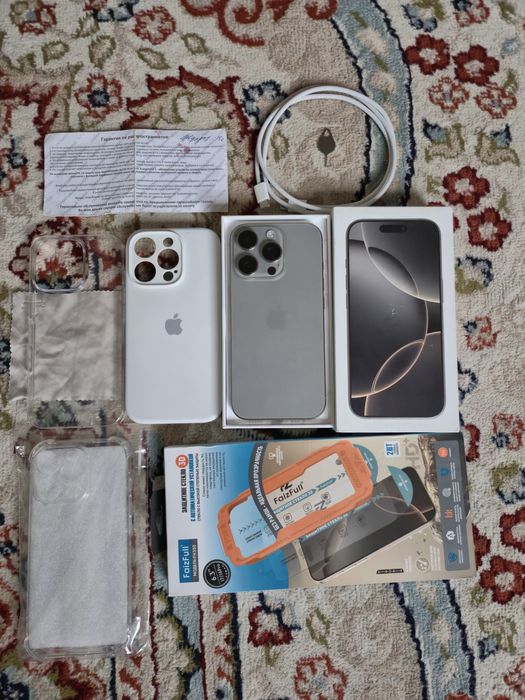 Iphone 16 pro АКБ 100% 256GB Natural Titanium eSIM