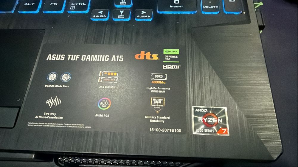 Asus tuf gaiming A15 игровой ноутбук