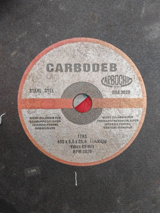 Disc debitat otel 400x3.5x25.4