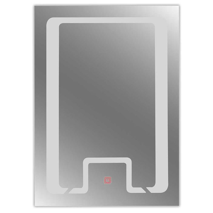 Oglinda Baie Led Smart Moderna Touch Senzor 60 x 80cm Margine Lumi IN2