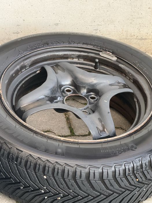 Set roți originale Dacia R15 + Michelin CrossClimate 2 DOT 2024 + capace