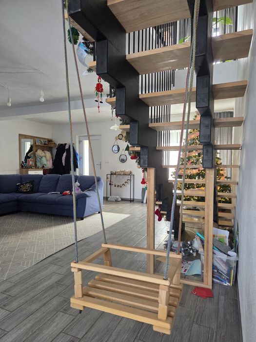 Leagăn lemn masiv de fag