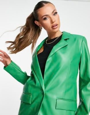 Дамско кожено сако-34 номер