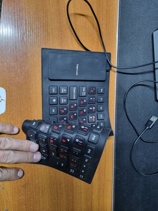 Гибкая USB  клавиатура