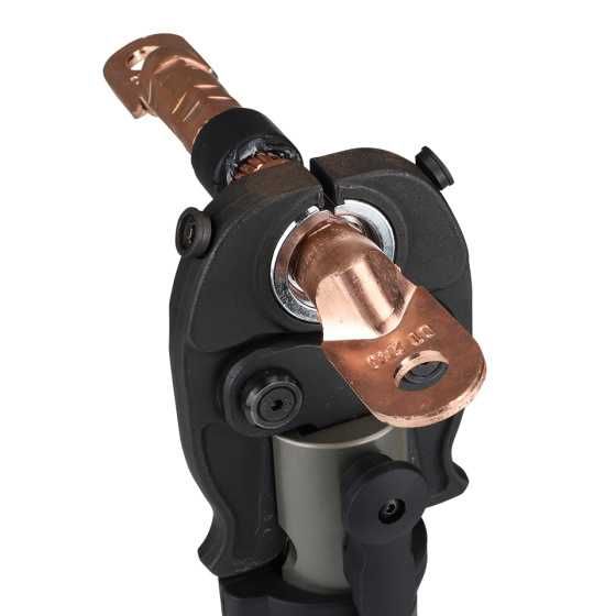 masina sertizat 3 in 1, 2 baterii 5Ah, bacuri TH U M V,  cabluri CU/AL