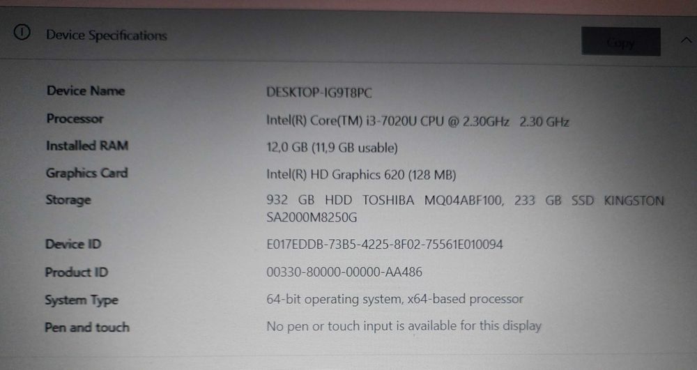 Laptop Dell Inspiron 3584