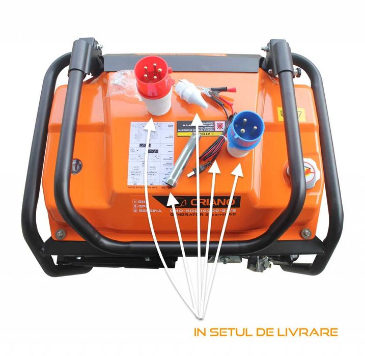 Generator s.hibrid GPL/GAZ/BENZINA 230/400V 8,2 kW CNO-NRG-10000-G-1/3