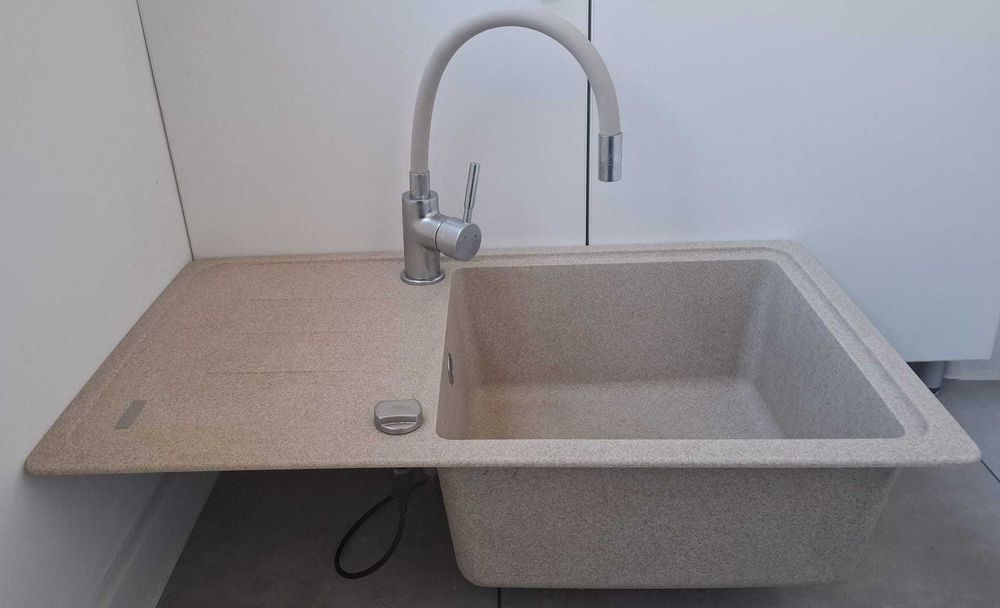 Chiuveta 78 x 43.5 FRANKE Compozit fragranite + Baterie flexibila
