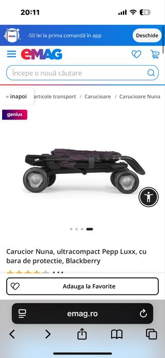 Carucior sport Nuna pepp