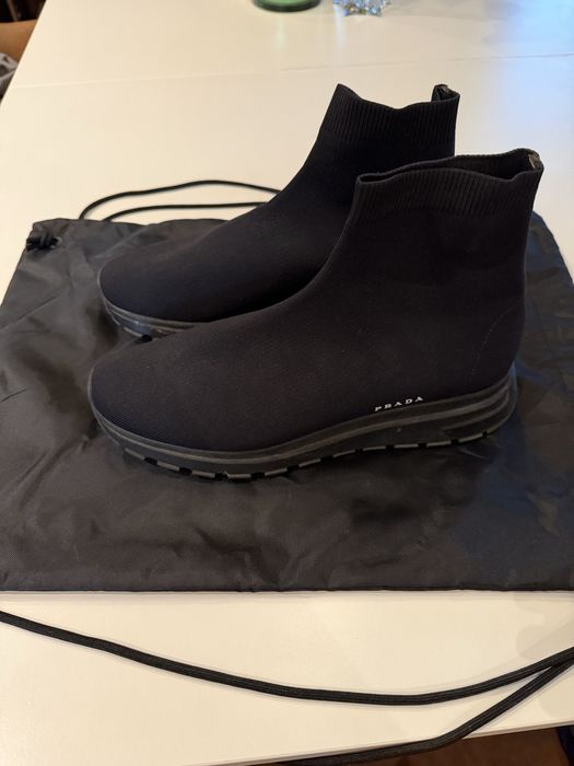 Обувка чорап Prada