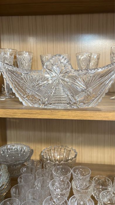 Хрусталь/вазы/стаканы