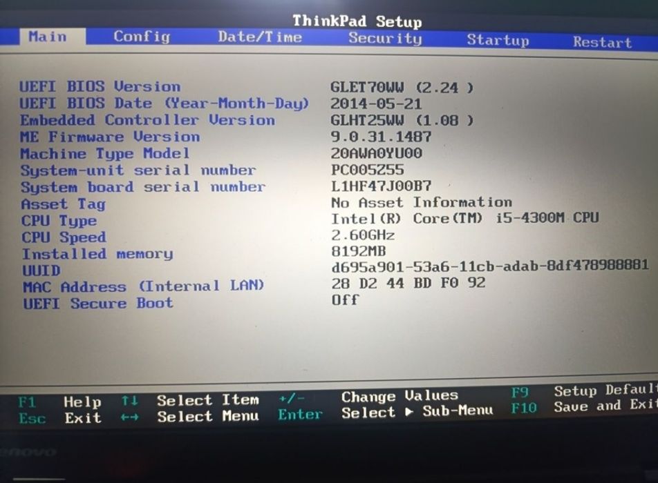 Dezmembrez laptop Lenovo ThinkPad T440p