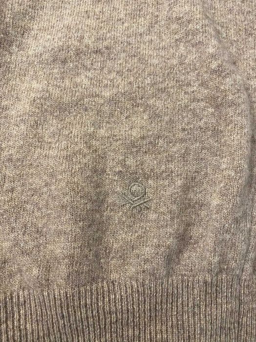 Pulover Benetton bej de lana