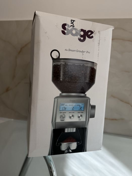 Rasnita de cafea electrica Sage Smart Grinder Pro SCG820BSS4EEU1 NOUA