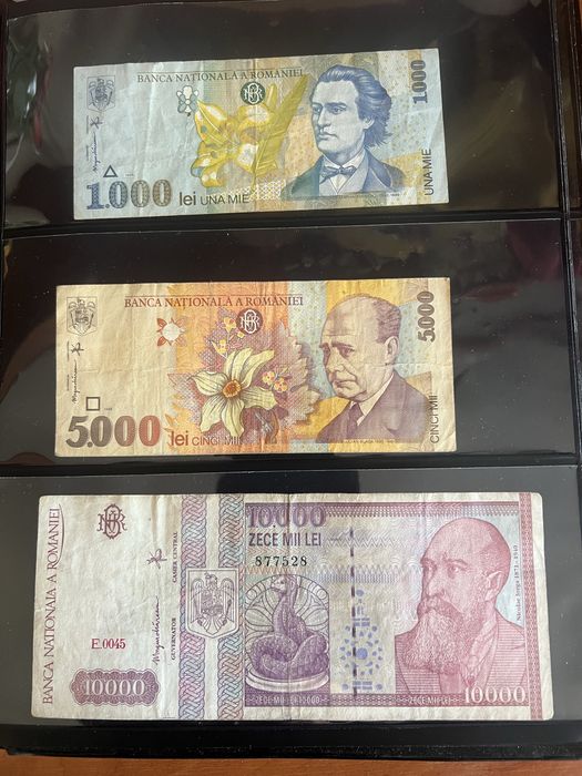 Album bancnote vechi Romania colectie completa, bancnote rare