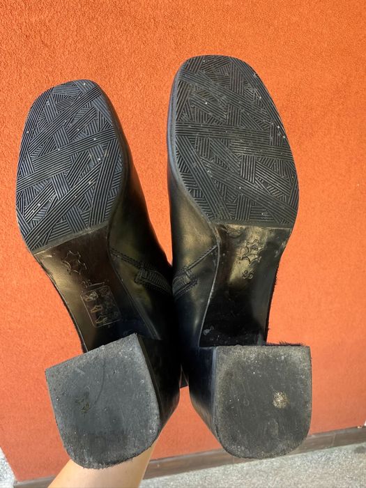 Ghete damă Musette din piele si blană