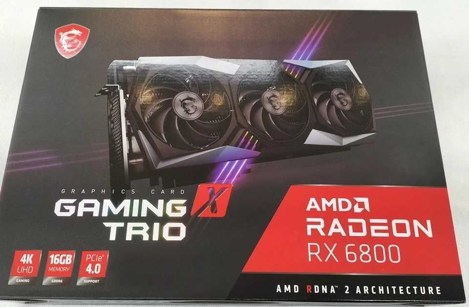 Нова MSI Radeon RX 6800 Gaming X Trio 16 GB