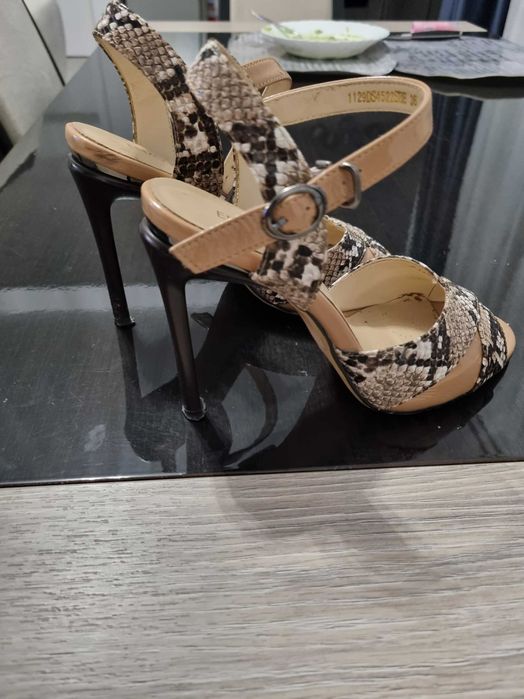 Sandale lux toc 10..12 cm